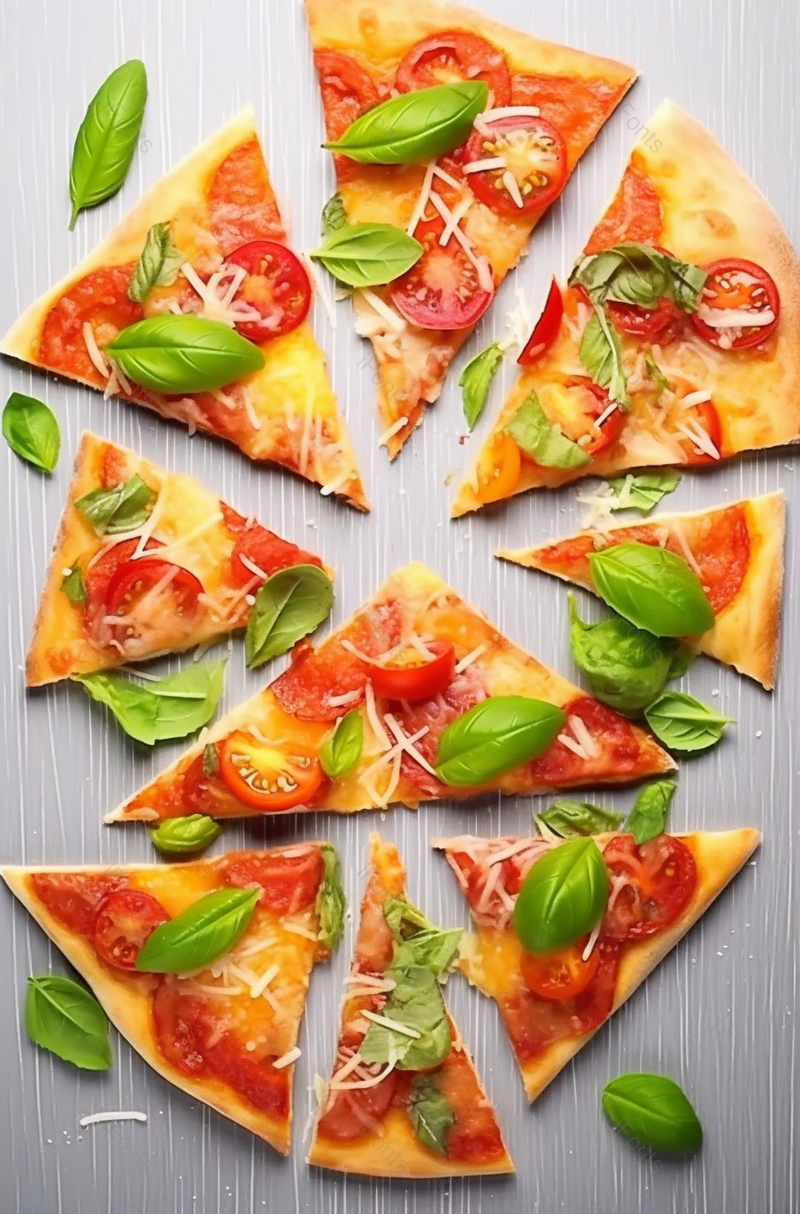 特色菜意大利小吃烤肠奶酪番茄披萨饮食实拍图,高清,摄影图,摄影图片,图片大全,摄影图免费下载